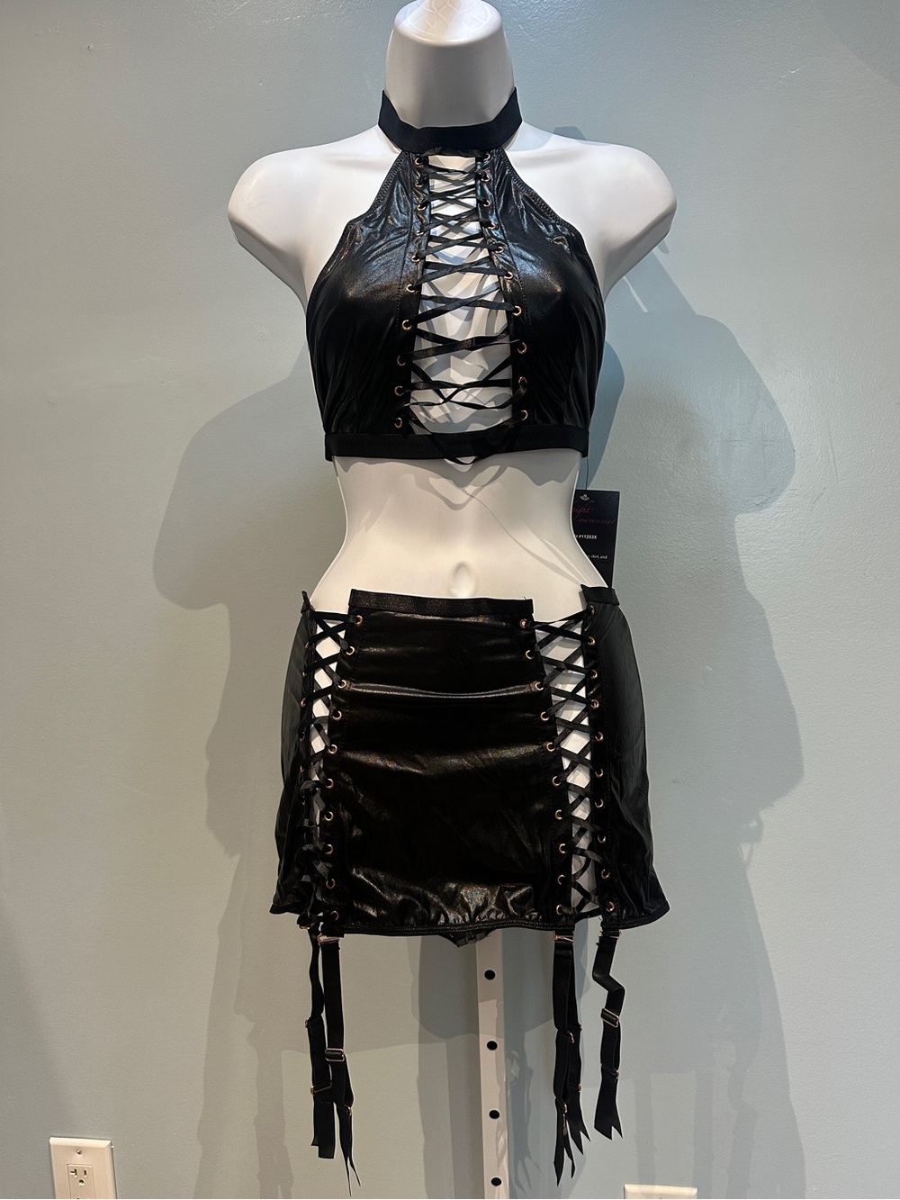 Seven Til Midnight Black 3-Piece Set Size 1X/2X New with Tags